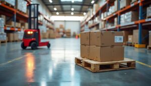 Quels sont les délais estimés pour l’acheminement d’une palette lors d’une livraison ?