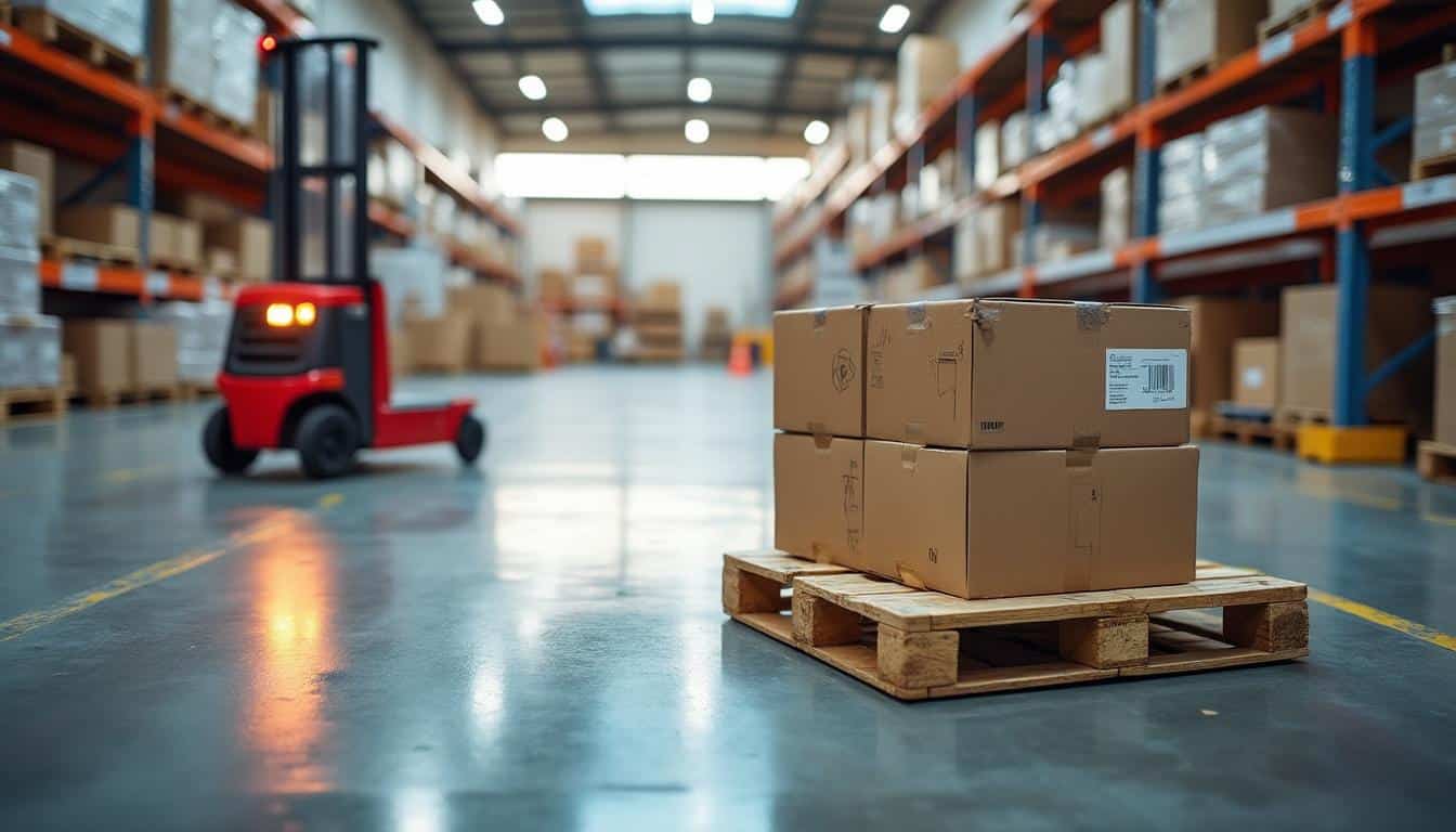 Quels sont les délais estimés pour l’acheminement d’une palette lors d’une livraison ?