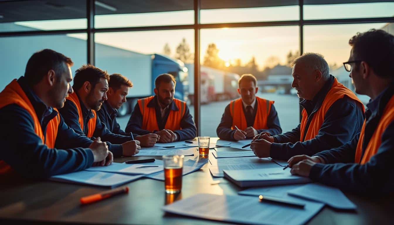 Illustration: Comprendre la convention collective du transport routier et son champ d’application