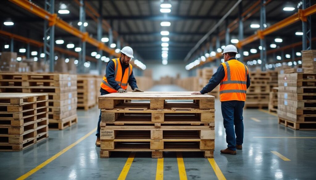 Améliorer la traçabilité des palettes dans le transport logistique grâce à la palettisation en entreposage