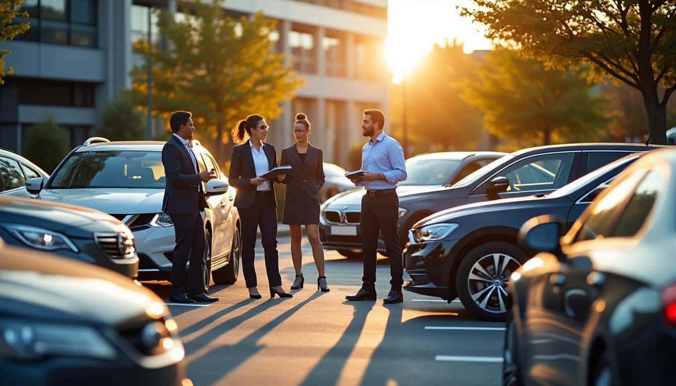 Illustration: Comprendre la notion de flotte automobile et ses usages en entreprise