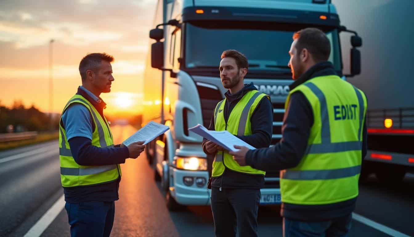 Illustration: Comprendre le cadre légal et social qui encadre le transport routier