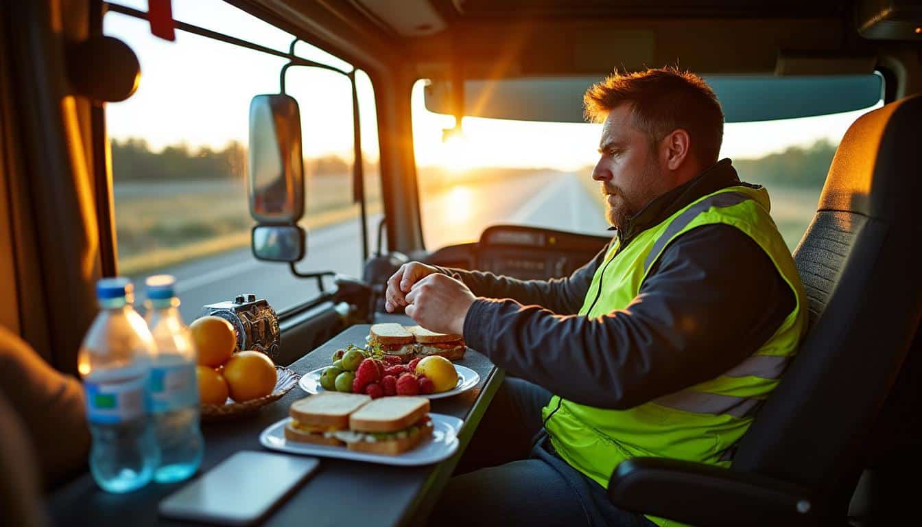 Illustration: Comprendre le fonctionnement du panier repas selon l’horaire dans le transport routier