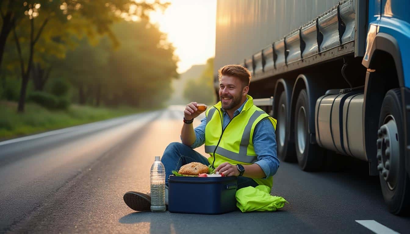 Panier repas dans le transport routier : règles et horaires clés