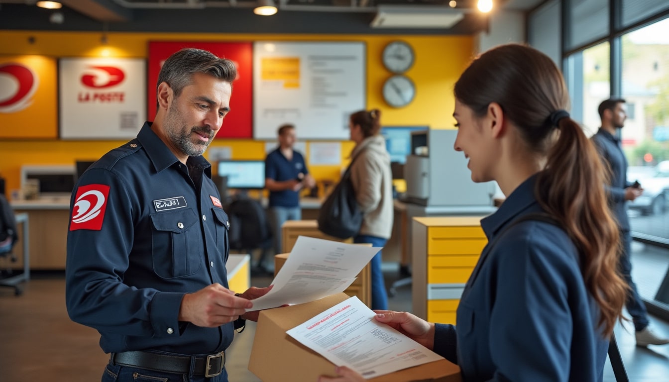 Illustration: La Poste, acteur principal du suivi et transfert du courrier en France
