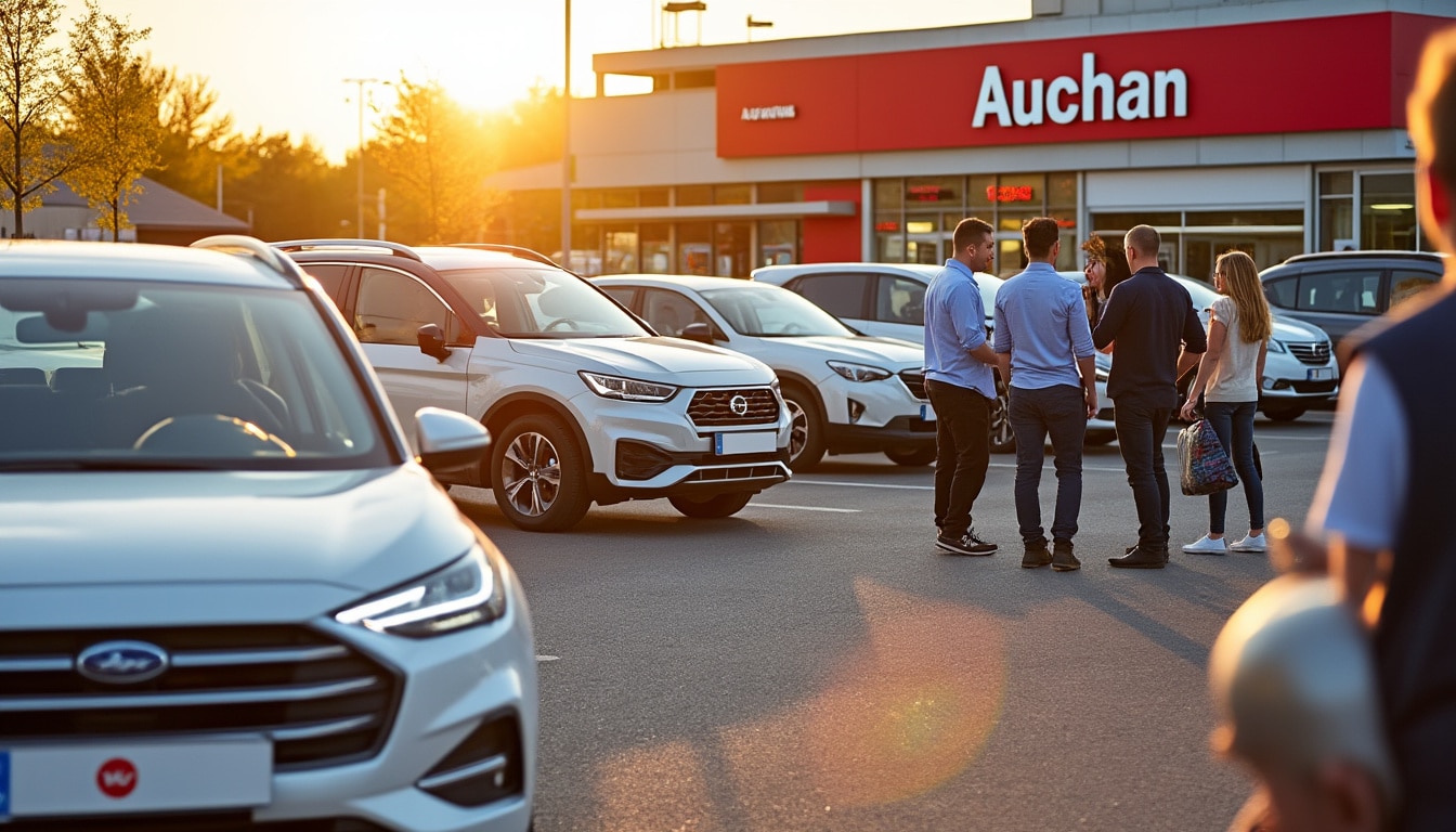 Illustration: Une diversité de véhicules adaptés à tous les besoins de location chez Auchan