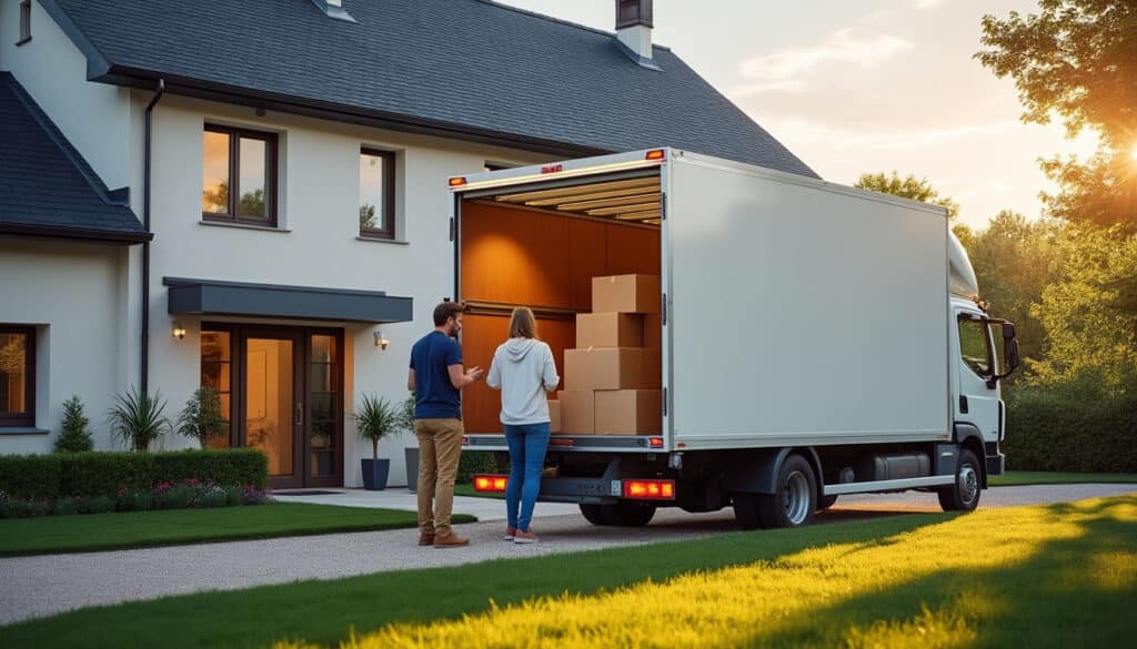 Camion 20m3 avec hayon : idéal pour un transport facile et sécurisé