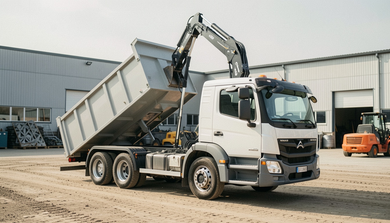 Camion à benne Ampliroll : fonctionnement et usages