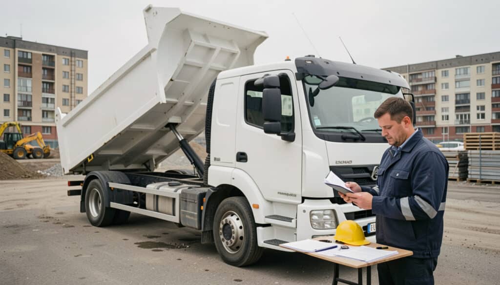 LOA pour un camion-benne : coût, options et contrat