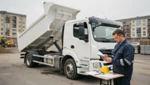 LOA pour un camion-benne : coût, options et contrat