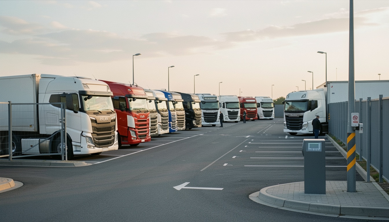 Comment choisir un parking sécurisé pour camion