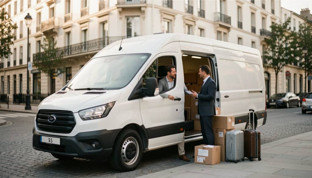 Camionnette avec chauffeur : prix, options et choix