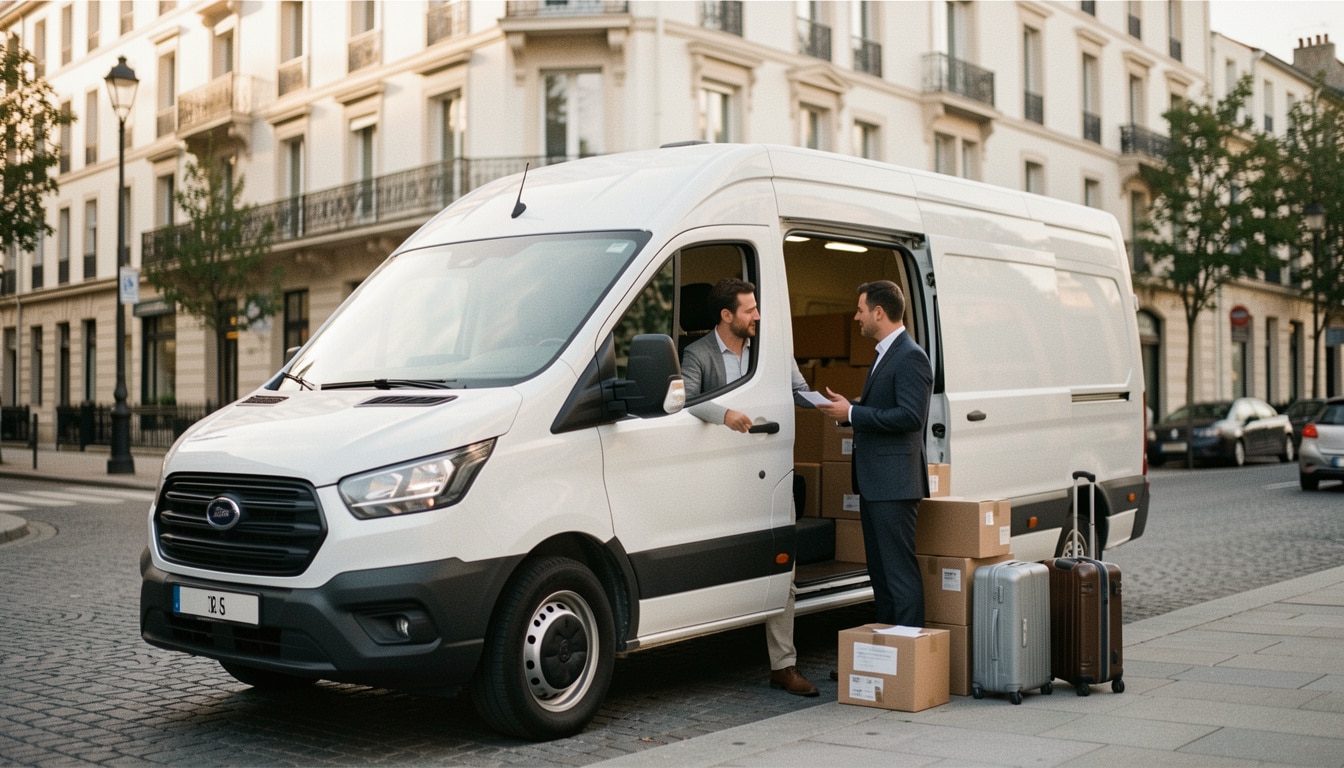 Camionnette avec chauffeur : prix, options et choix